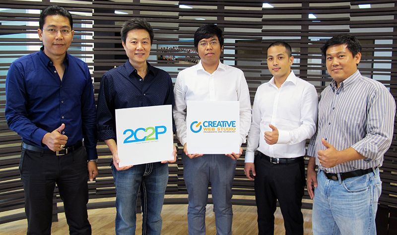 2c2p partner with Creative Web Studio